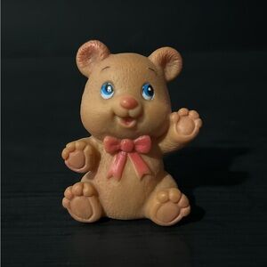 Mattel PVC Miniature Teddy Bear For Barbie Nursery, 2 Inches, Collectible